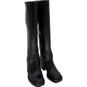 Vince Camuto Gibi Black Knee-High Platform Boots for Women Size 6M